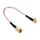 Cavo da 15 cm SMA maschio a MCX maschio a gomito a 90 gradi RG316