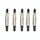 5 accoppiamenti Connettore XLR a 3 pin maschio + femmina Jack per microfono