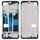 Per OPPO F9 / A7X Alloggiamento frontale Cornice per cornice LCD (nero)