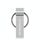 MicroDrive Disco USB 2.0 con portachiavi in ​​metallo da 128 GB (grigio)