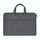 ST06 Borsa a tracolla portatile nascosta con cerniera in pelle PU impermeabile per laptop da 15,6 pollici, con cintura per valigia (grigio scuro)
