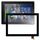 Pannello a sfioramento per Lenovo MIIX 310-10ICR / Miix 310 (nero)
