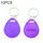 10 PCS 125KHz TK / EM4100 Portachiavi con chip portachiavi con chip di prossimità (viola) 10 PCS 125KHz TK / EM4100 Portachiavi con chip portachiavi con chip di prossimità (viola)
