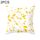 2 PCS 45x45cm Federa a righe gialle Geometrica Cuscino da tiro Fodera per cuscino Stampa Cuscino Federa Camera da letto Ufficio, Dimensioni: 450 * 450mm