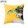 2 pezzi 45x45 cm federa a righe gialle federa geometrica cuscino copriletto cuscino stampa federa federa ufficio camera da letto, dimensioni: 450 * 450 mm (23)