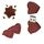 MicroDrive 8 GB USB 2.0 Creative Heart Chocolate U Disk