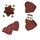 MicroDrive 128 GB USB 2.0 Creative Heart Chocolate U Disk