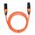 Cavo audio per mixer microfono XRL maschio a femmina, lunghezza: 1,8 m (arancione) Cavo audio per mixer microfono XRL maschio a femmina, lunghezza: 1,8 m (arancione)