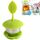 Filtri per tè in bustina da tè in silicone in acciaio inossidabile (verde)