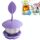 Filtri per tè in bustina da tè in silicone in acciaio inossidabile (viola)