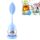 Filtri da tè in silicone a forma di foglia in acciaio inossidabile (Baby Blue)