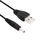 Cavo di alimentazione da USB maschio a CC 3,5 x 1,35 mm, lunghezza: 1,2 m (nero) Cavo di alimentazione da USB maschio a CC 3,5 x 1,35 mm, lunghezza: 1,2 m (nero)
