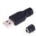 Connettore adattatore USB maschio a 5,5 x 2,1 mm femmina