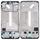 Per Vivo iQOO Front Housing LCD Frame Bezel Plate (Nero)