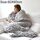 Coperta in poliestere fatta a mano alla moda, dimensioni: 60X60cm (grigio) Coperta in poliestere fatta a mano alla moda, dimensioni: 60X60cm (grigio)