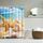 Tende da doccia lavabili in poliestere da bagno lavabili in poliestere con conchiglia di stelle marine, dimensioni: 165X180cm Tende da doccia lavabili in poliestere da bagno lavabili in poliestere con conchiglia di stelle marine, dimensioni: 165X180cm