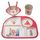 5 pezzi / set Piatti per bambini in fibra di bambù ecologici Piatti per stoviglie per bambini 4 slot Stoviglie da tavola (rosso) 5 pezzi / set Piatti per bambini in fibra di bambù ecologici Piatti per stoviglie per bambini 4 slot Stoviglie da tavola (rosso)