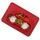 Piastra per auto quadrata in silicone alimentare per bambini integrata (rossa) Piastra per auto quadrata in silicone alimentare per bambini integrata (rossa)