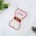 CX20223 Multi-funzione a forma di osso Calzino di Natale Borsa regalo Coltello Forchetta Manica Decorazione pendente per albero di Natale (Bianco)