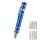 Set di cacciaviti mini penna multifunzione in alluminio 8 in 1 (blu)