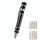 Set di cacciaviti per mini penna multifunzione in alluminio 8 in 1 (nero)