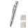 Set di cacciaviti mini penna multifunzione in alluminio 8 in 1 (argento)