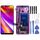 Schermo LCD originale per LG G7 ThinQ / G710 G710EM G710PM G710VMP Digitizer Assemblaggio completo con cornice (rosso)