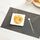 Tappetini da tavolo semplici e creativi, ecologici, per tazze da caffè, dimensioni: 30x45 cm (nero) Tappetini da tavolo semplici e creativi, ecologici, per tazze da caffè, dimensioni: 30x45 cm (nero)