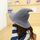Cappello di lana a tesa larga del mago Steeple della personalità di Halloween (grigio chiaro)