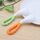 2 pezzi Cucchiaio curvo per bambini Cucchiaio per mangiare Ciuccio per neonati Cucchiaio per alimentazione Forniture solide Cucchiaio curvo Stoviglie per bambini (miscelazione)