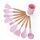 kn082 9 in 1 maniglia di legno del silicone della cucina Tool Set con Storage benna kn082 9 in 1 maniglia di legno del silicone della cucina Tool Set con Storage benna