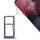 Vassoio scheda SIM + vassoio scheda SIM / vassoio scheda micro SD per Nokia X6 (2018) / TA-1099 / 6.1 Plus (blu) Vassoio scheda SIM + vassoio scheda SIM / vassoio scheda micro SD per Nokia X6 (2018) / TA-1099 / 6.1 Plus (blu)