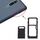 Vassoio scheda SIM + vassoio scheda SIM + vassoio scheda micro SD per Nokia 3.1 Plus (nero) Vassoio scheda SIM + vassoio scheda SIM + vassoio scheda micro SD per Nokia 3.1 Plus (nero)