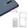 Vassoio scheda SIM + vassoio scheda SIM + vassoio scheda micro SD per Nokia 3.1 Plus (bianco) Vassoio scheda SIM + vassoio scheda SIM + vassoio scheda micro SD per Nokia 3.1 Plus (bianco)