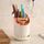 Creativo multi-funzione doppio ripiano di scarico bacchette da cucina secchio di immagazzinaggio scatola di immagazzinaggio stoviglie, colore: rosa