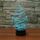 Lampada da tavolo con luce a LED colorata a forma di albero di Natale 3D, versione con telecomando Crack Lampada da tavolo con luce a LED colorata a forma di albero di Natale 3D, versione con telecomando Crack
