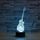 Lampada da tavolo a forma di chitarra 3D con luce colorata a LED, versione con telecomando Crack Lampada da tavolo a forma di chitarra 3D con luce colorata a LED, versione con telecomando Crack