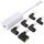 Adattatore di alimentazione per laptop Convertitore da 65 W USB-C / Type-C a adattatore di alimentazione 6 in 1 (bianco) Adattatore di alimentazione per laptop Convertitore da 65 W USB-C / Type-C a adattatore di alimentazione 6 in 1 (bianco)