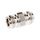 Connettore cilindrico adattatore per antenna coassiale WiFi Accoppiatore RF doppio tipo N femmina Connettore cilindrico adattatore per antenna coassiale WiFi Accoppiatore RF doppio tipo N femmina
