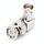 Jack da BNC maschio a femmina BNC in connettore per scheda RF ad angolo retto tipo serie L. Jack da BNC maschio a femmina BNC in connettore per scheda RF ad angolo retto tipo serie L.