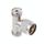 Adattatore maschio da PL259 a 2 UHF femmina a forma di T UHF