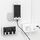 5 PCS Wall Sticking Phone Charging Holder Presa Forte adesivo appiccicoso Sopport Rack Mensola con ganci (Khaki)
