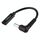 Cavo caricatore adattatore da DP 5,5 x 1,7 mm a tipo C femmina (nero)