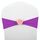 Fasce per sedia Fiocchi Decor Elastico Spandex Fusciacca con fiore rosa Elastico per sedia Decorazione per matrimoni (Fucsia)