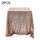 Tovaglia con paillettes ricamate, tovaglia con paillettes ricamate, decorazione per banchetti nuziali in hotel, 2 pezzi, dimensioni: 60 cm (oro rosa) Tovaglia con paillettes ricamate, tovaglia con paillettes ricamate, decorazione per banchetti nuziali in hotel, 2 pezzi, dimensioni: 60 cm (oro rosa)