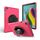 Per Galaxy Tab S6 10.5 T860 / T865 / T867 2019 PC con rotazione di 360 gradi + custodia protettiva in silicone con supporto e cinturino (rosa rossa) Per Galaxy Tab S6 10.5 T860 / T865 / T867 2019 PC con rotazione di 360 gradi + custodia protettiva in silicone con supporto e cinturino (rosa rossa)