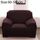 Divano All-inclusive Set universale Copridivano completo Aggiungi un pezzo di federa, dimensioni: monoposto (90-140 cm) (caffè)