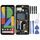 Schermo LCD originale per digitalizzatore Google Pixel 4 Assemblaggio completo con cornice (nero)