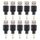 10 PCS 4,0 x 1,7 mm maschio a USB 2.0 connettore di alimentazione CC maschio