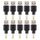 10 PCS 5,5 x 1,7 mm Maschio a USB 2.0 Connettore di alimentazione CC maschio